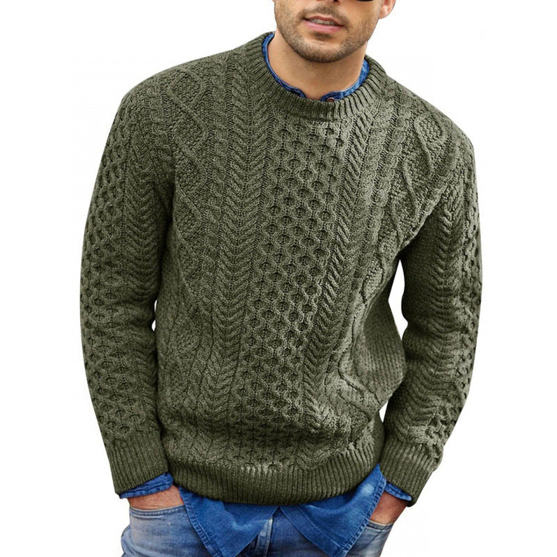 Damon | Men's Crew Neck Knit Sweater