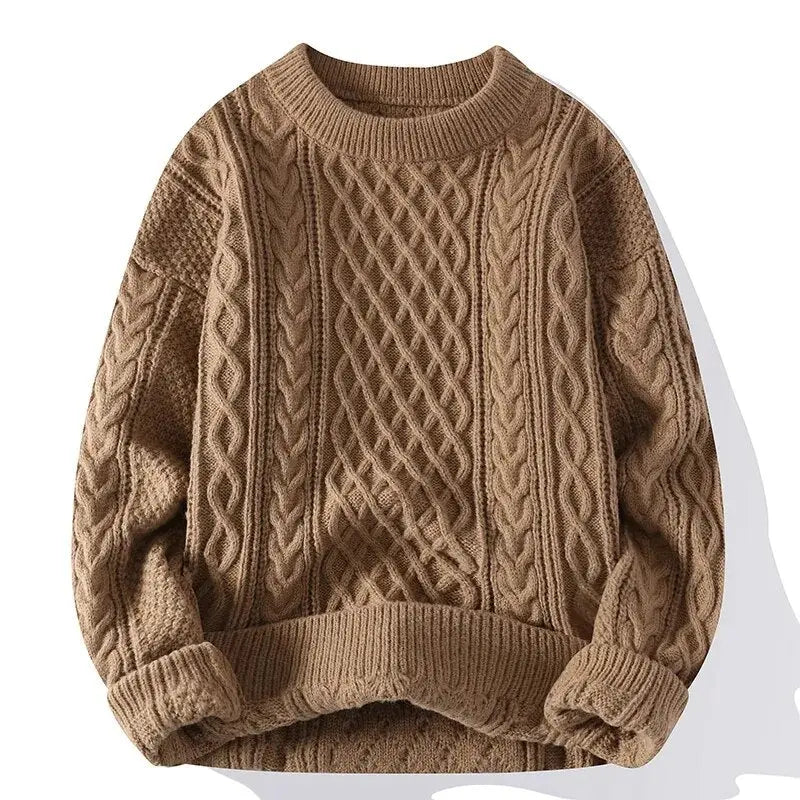 Morgan | Men's Crewneck Patterned Sweater