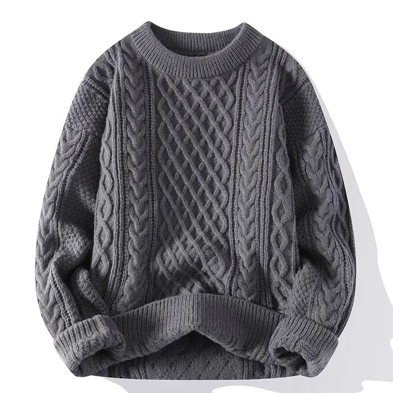 Morgan | Men's Crewneck Patterned Sweater