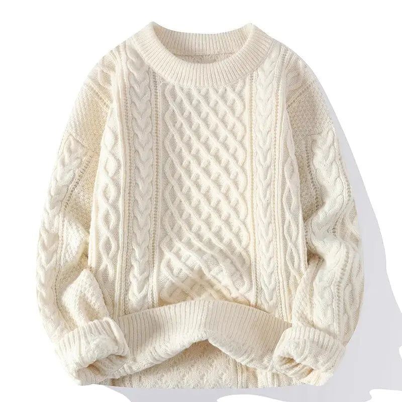 Morgan | Men's Crewneck Patterned Sweater