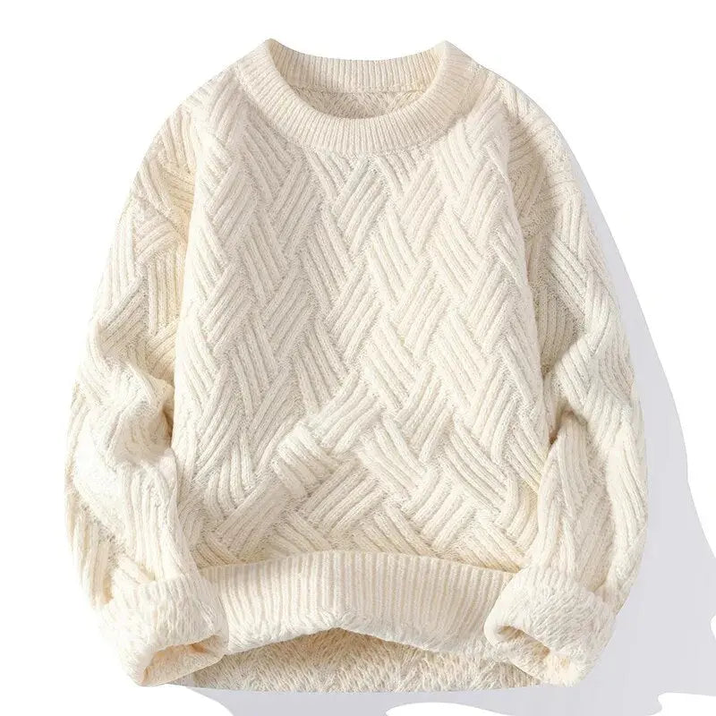 Morgan | Men's Crewneck Patterned Sweater
