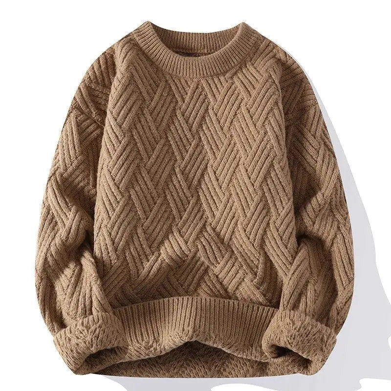 Morgan | Men's Crewneck Patterned Sweater